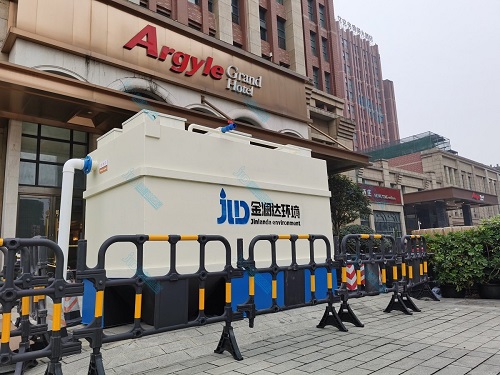 成都酒店生活污水处理设备安装案例